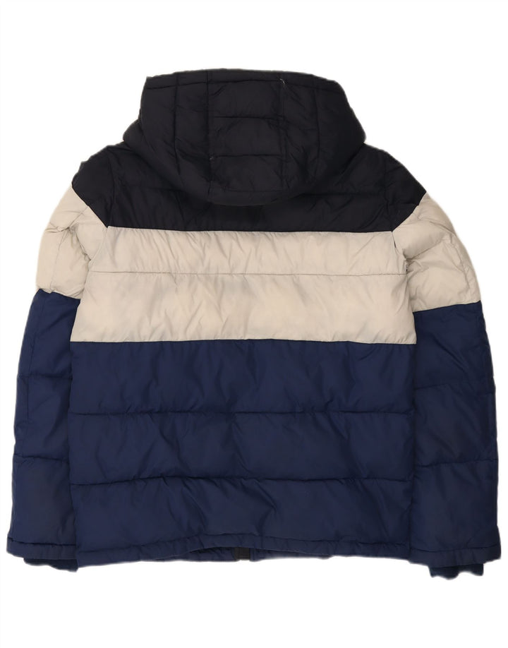 Jachetă căptușită cu glugă pentru bărbați Tommy Hilfiger UK 36 Nailon mic multicolor