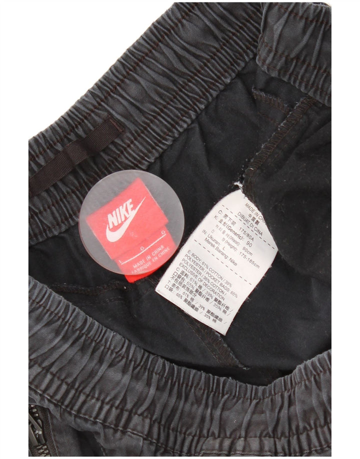 Pantaloni de trening Nike pentru bărbați Joggeri mari, negru, bumbac