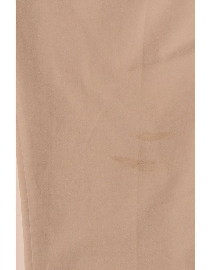 Pantaloni chino conici pentru femei ZARA XS W24 L26 bumbac bej