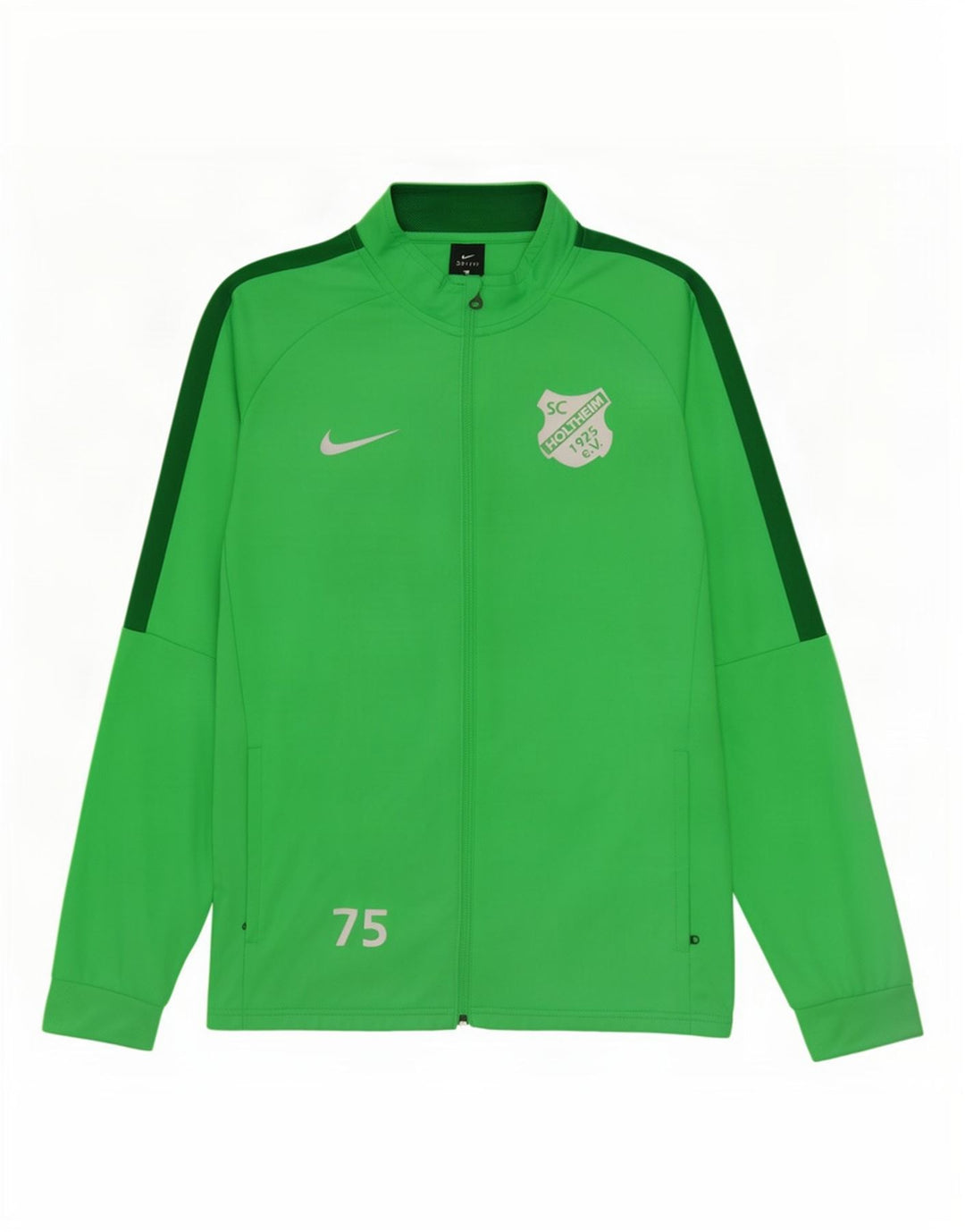 Jachetă de top pentru trening Nike Dri Fit Graphic pentru bărbați, mare, verde