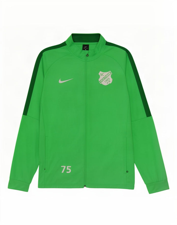 Jachetă de top pentru trening Nike Dri Fit Graphic pentru bărbați, mare, verde