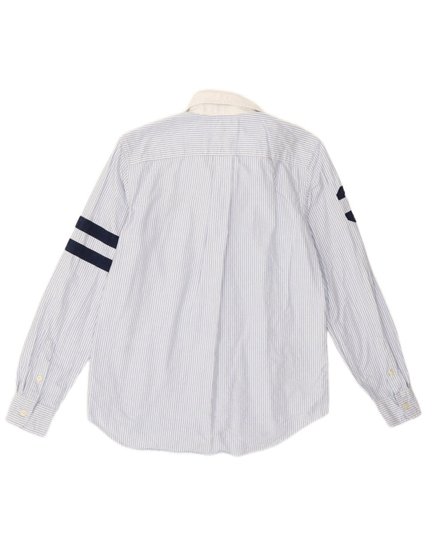 Cămașă cu grafică Ralph Lauren pentru băieți 14-15 ani, mare, albastru, bumbac cu dungi