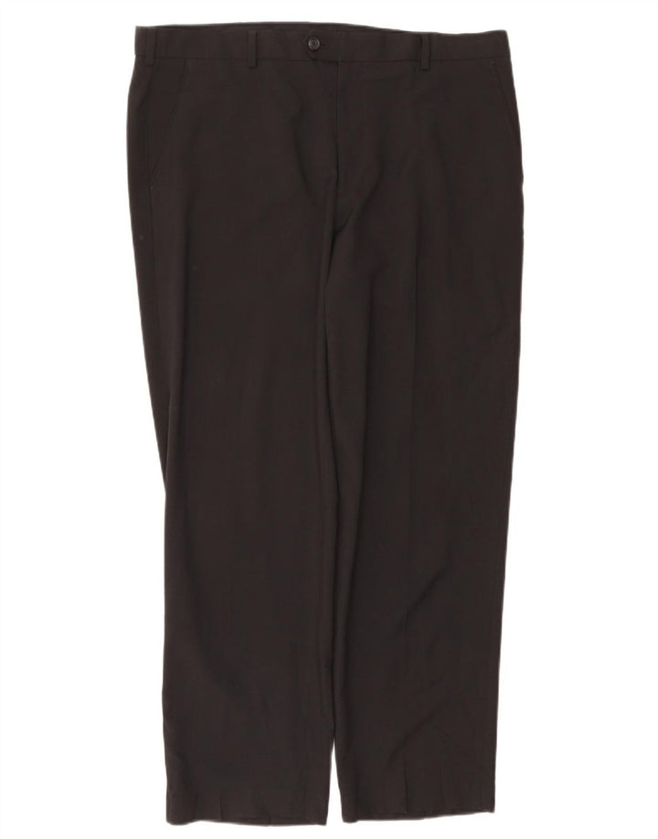 Pantaloni drepți Izod pentru bărbați L38 L30 Poliester negru