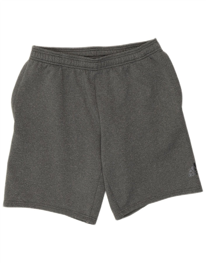 Pantaloni scurți sport pentru bărbați Adidas Climalite, gri mediu, poliester