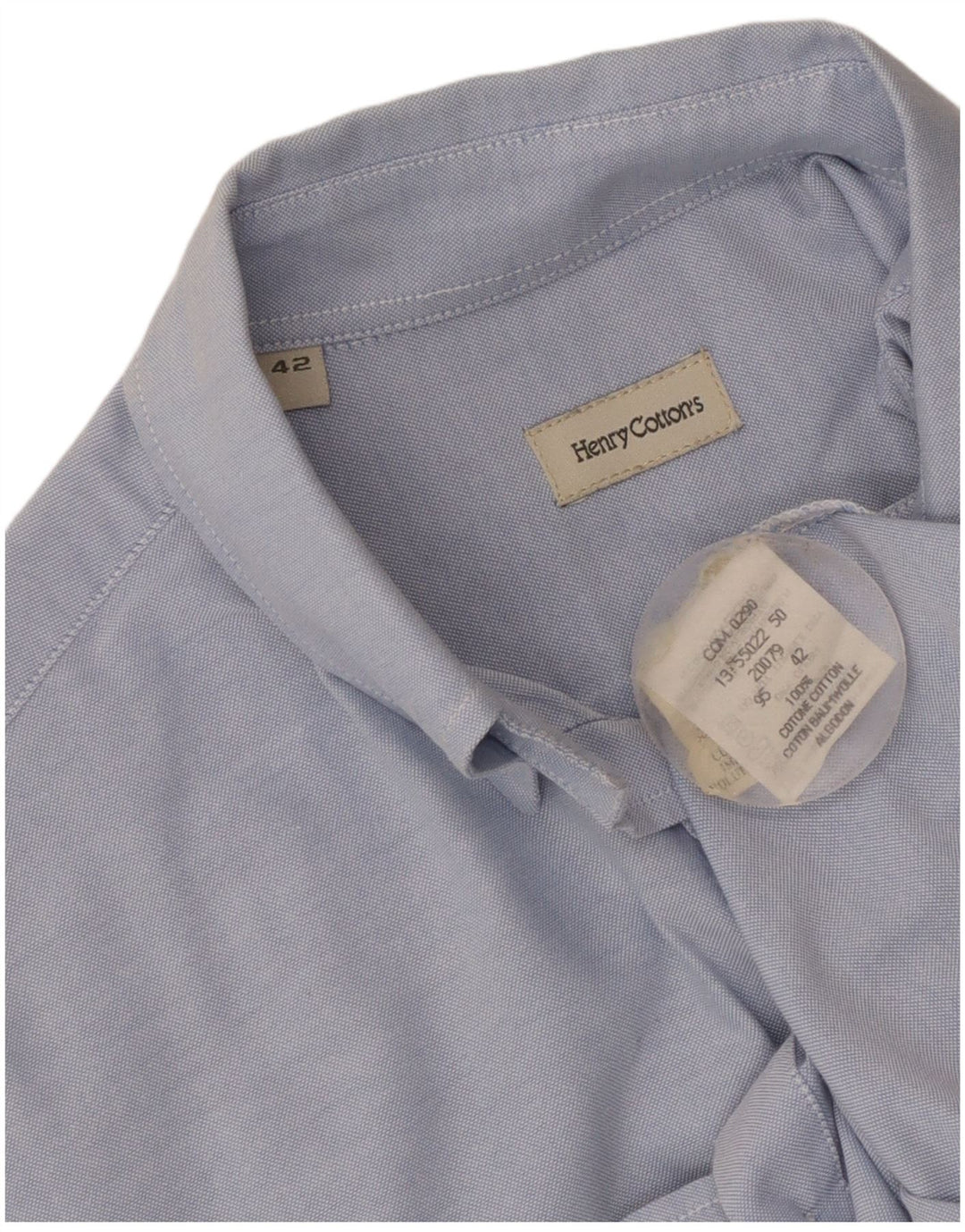 Cămașă pentru femei Henry Cottons cu mâneci 3/4 IT 42 Bumbac albastru mediu