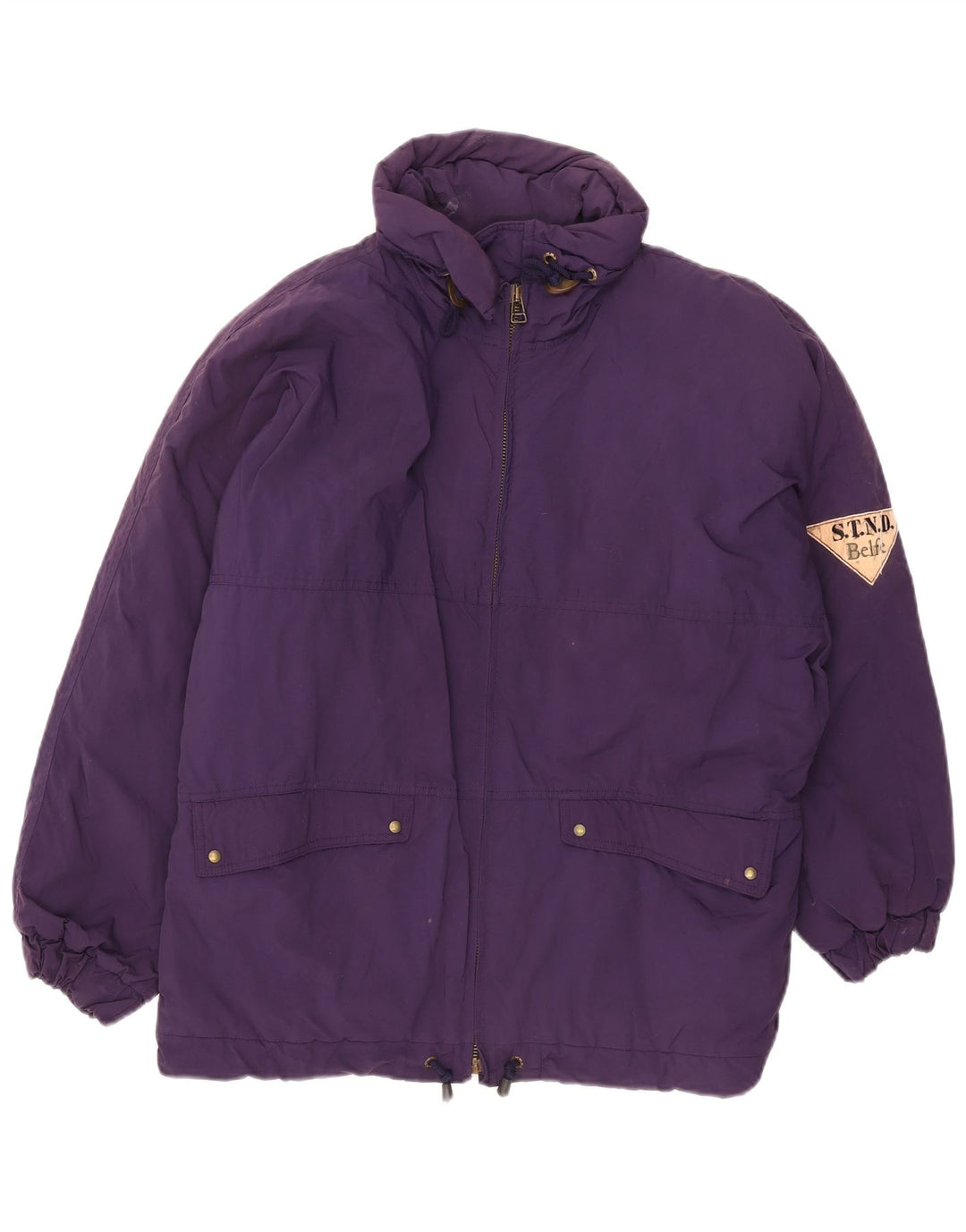 Palton supradimensionat pentru femei Belfe UK 12 Nylon violet mediu