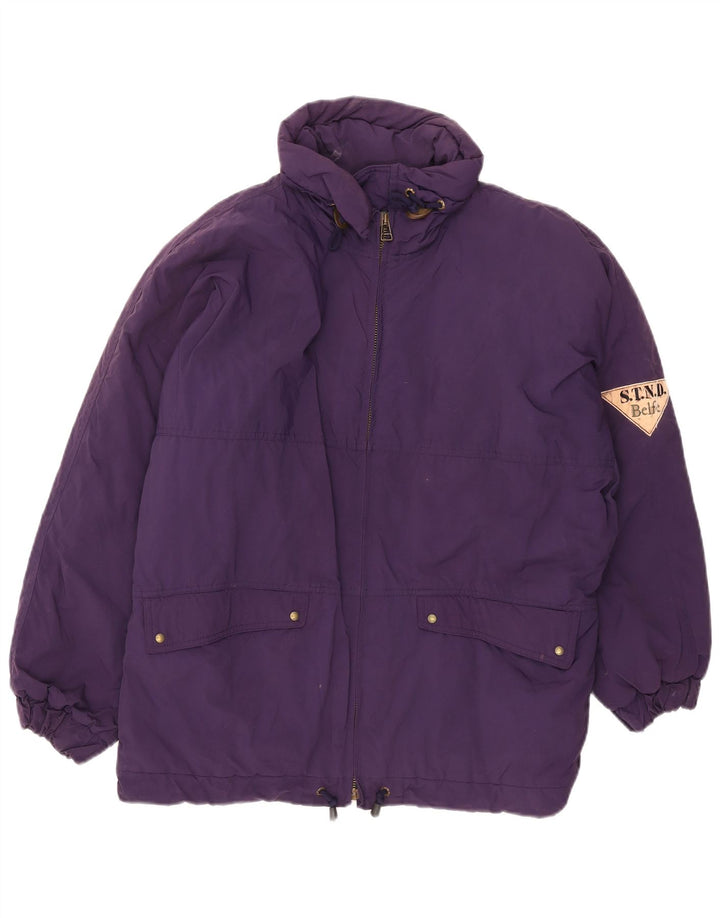 Palton supradimensionat pentru femei Belfe UK 12 Nylon violet mediu