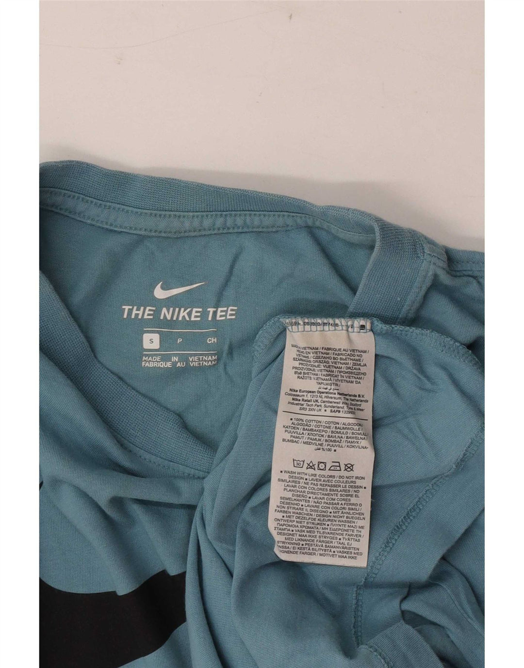 Tricou grafic Nike pentru bărbați Top mic, albastru, bumbac
