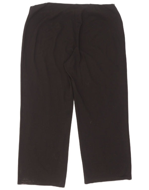 Pantaloni casual pentru femei Marks & Spencer, cu ajustare largi, UK 20 2XL W40 L29 Negru