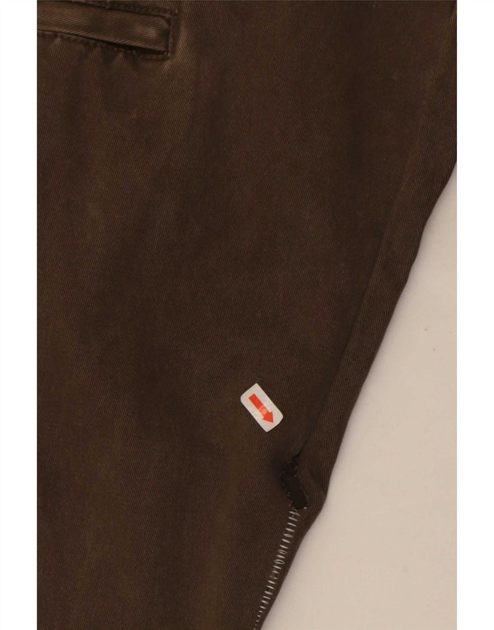 Pantaloni cargo drepti pentru bărbați Bromfield IT 48 Medium W30 L27 Maro Bumbac