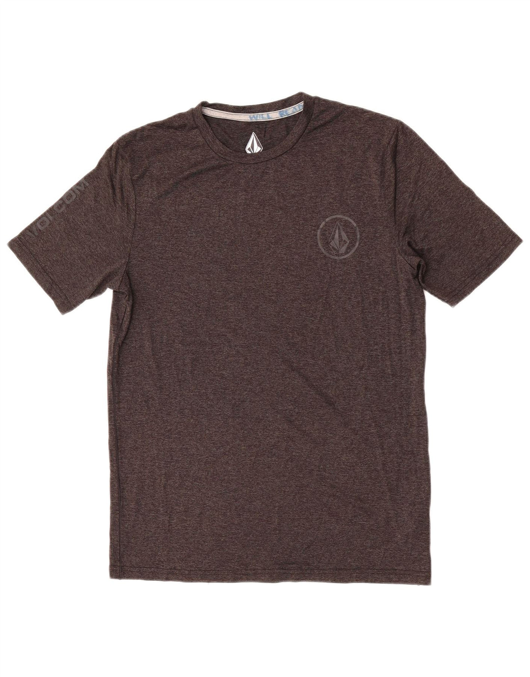 Tricou pentru bărbați Volcom Top mic, gri, nailon pătat