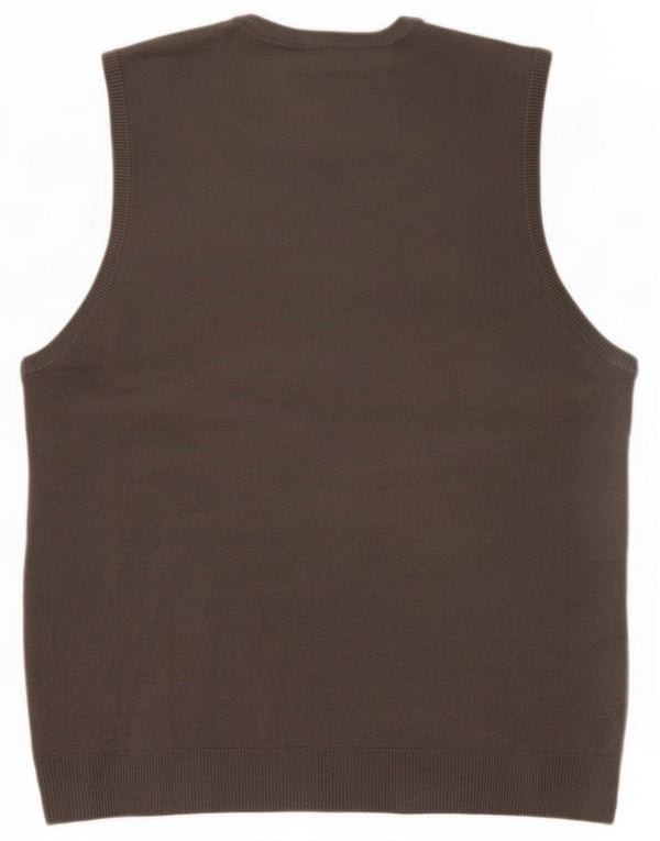 Marks & Spencer Blue Harbour Vest Tank Top Medium Gri Acrilic