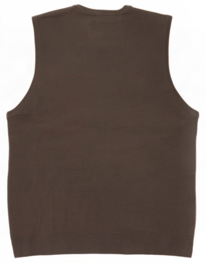 Marks & Spencer Blue Harbour Vest Tank Top Medium Gri Acrilic