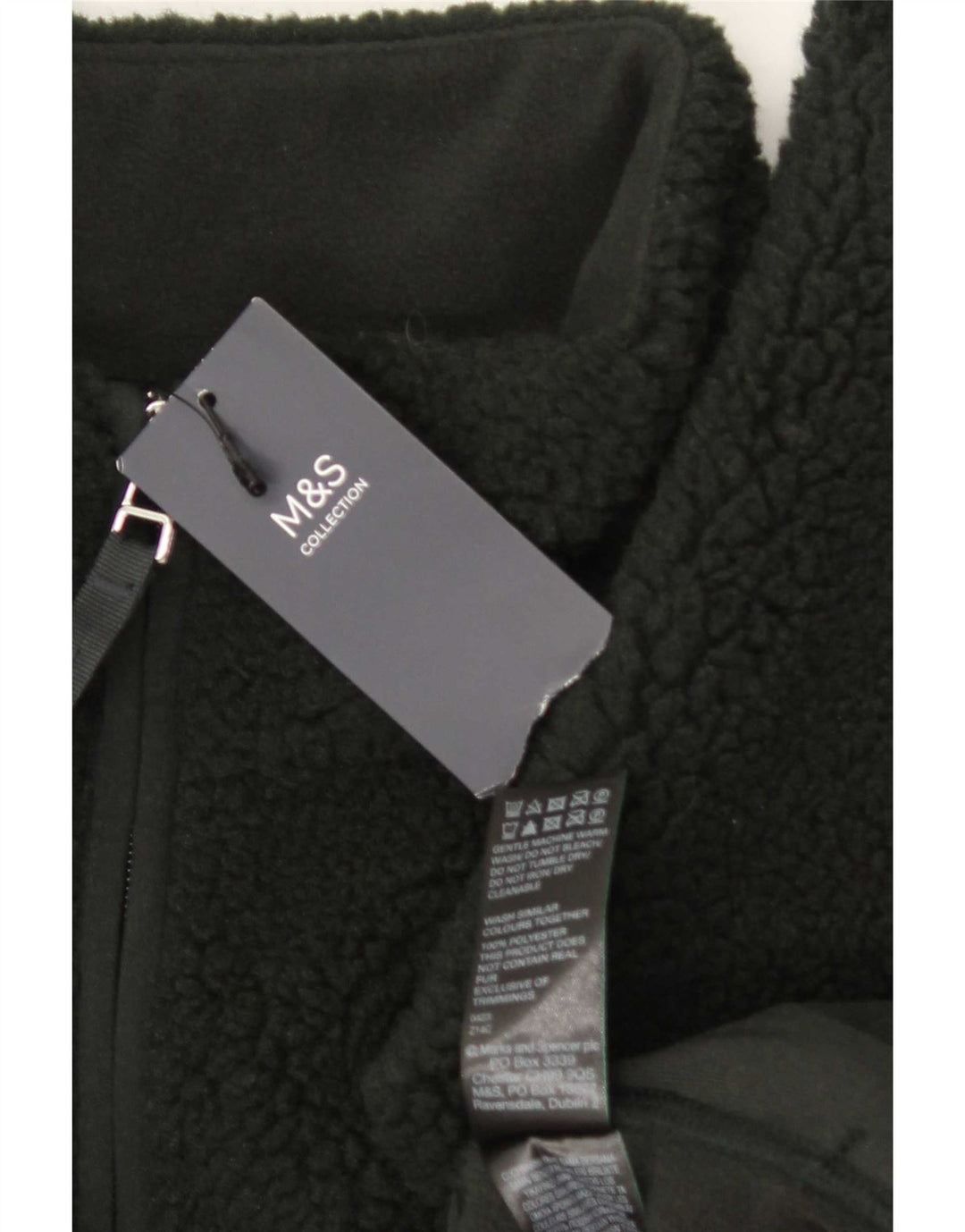 Jachetă fleece pentru femei Marks & Spencer UK 20 2XL Poliester verde