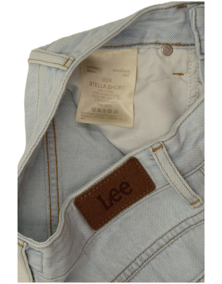 Pantaloni scurți Lee Stella Denim W26 Small Blue Bumbac