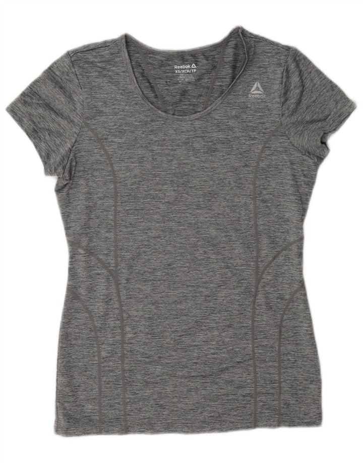 Reebok Tricou Femei Top UK 6 XS Gri Poliester