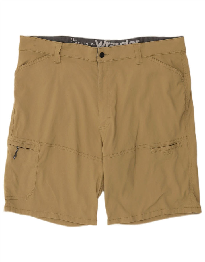 Pantaloni scurți cargo Wrangler pentru bărbați W40 XL, bej, nailon