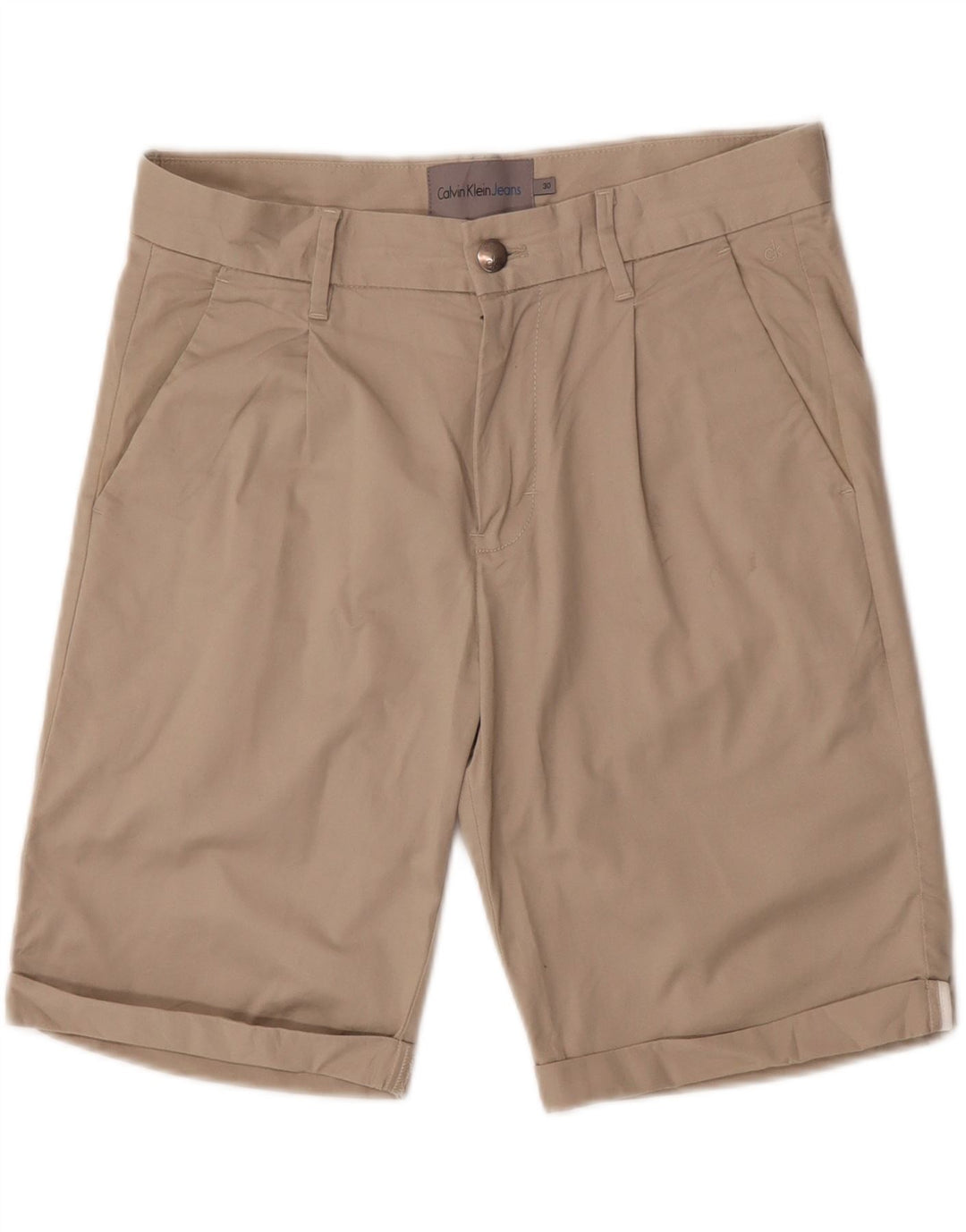 Pantaloni scurți Calvin Klein Pegged Chino W30 Medium Bej