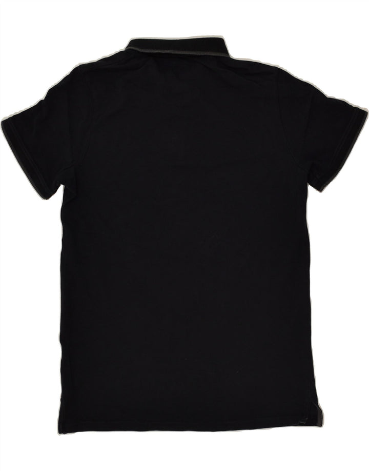 MOUNTAIN WAREHOUSE Tricou polo pentru bărbați, bumbac negru mic