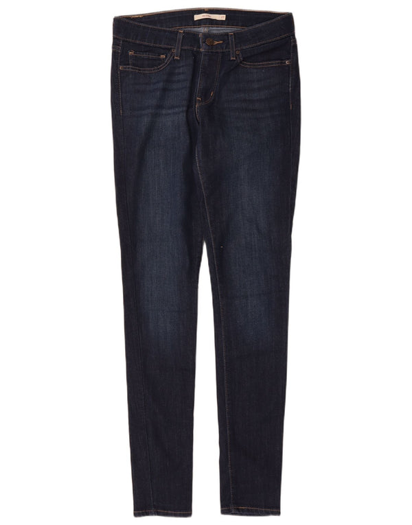 Blugi skinny 711 Levi's pentru femei W27 L31 bumbac bleumarin