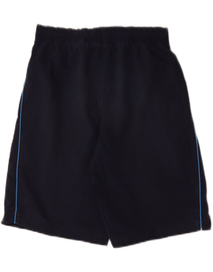 Pantaloni scurți sport Nike pentru bărbați, poliester cu dungi medii bleumarin