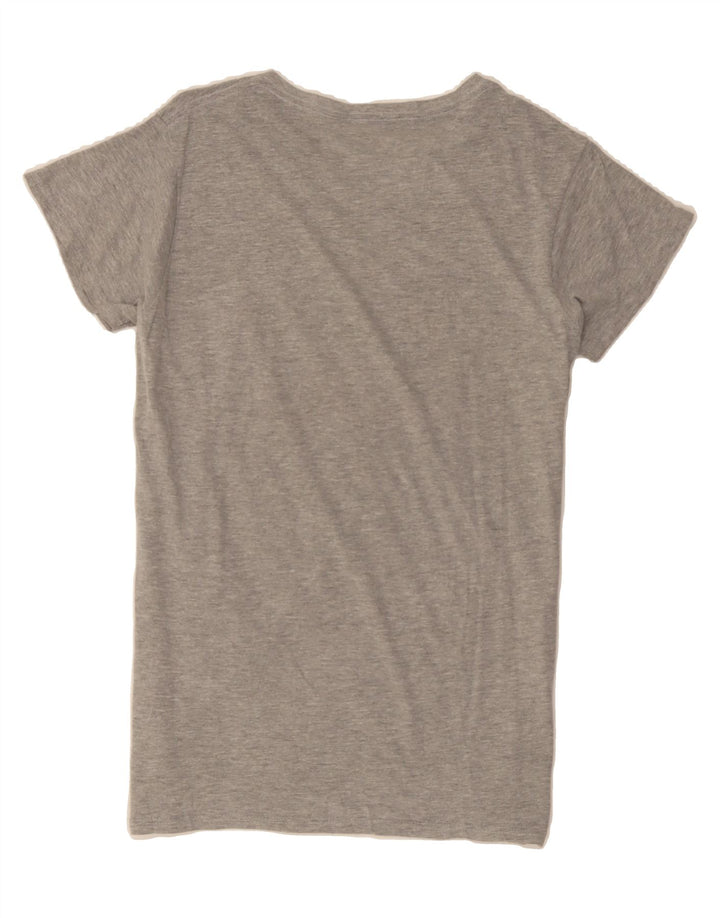 REEBOK Mens Slim Graphic T-Shirt Top Large Grey Cotton Vintage Reebok and Second-Hand Reebok from Messina Hembry 