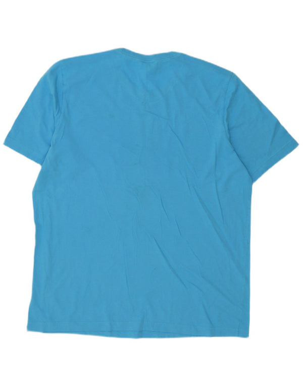 Tricou grafic pentru bărbați Adidas Top XL Bumbac albastru
