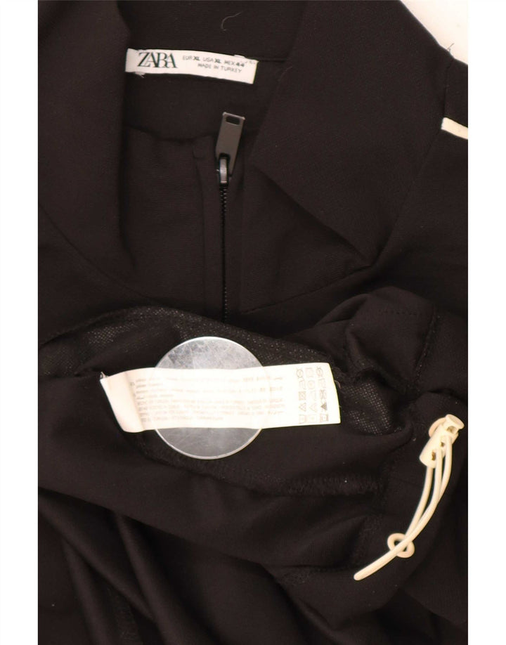 Jachetă de trening pentru bărbați Zara XL, poliester negru