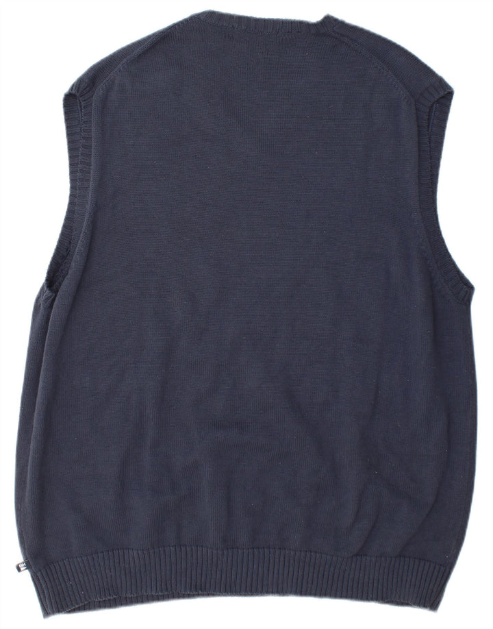 Vestă pentru bărbați Marks & Spencer, XL, bumbac bleumarin