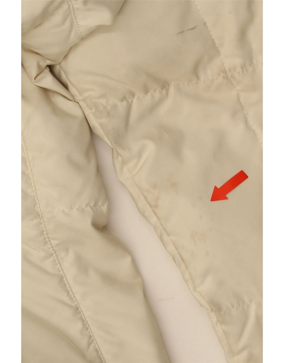 Palton căptușit pentru femei The North Face UK 16 Large Beige Nylon