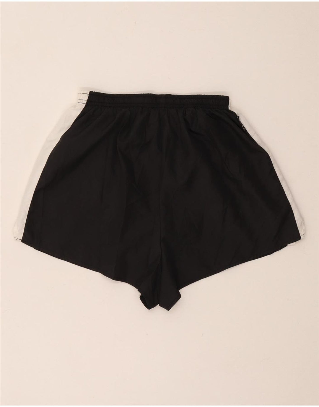 Pantaloni scurți sport Nike pentru femei US 8/10 Medium Black Colorblock Poliester