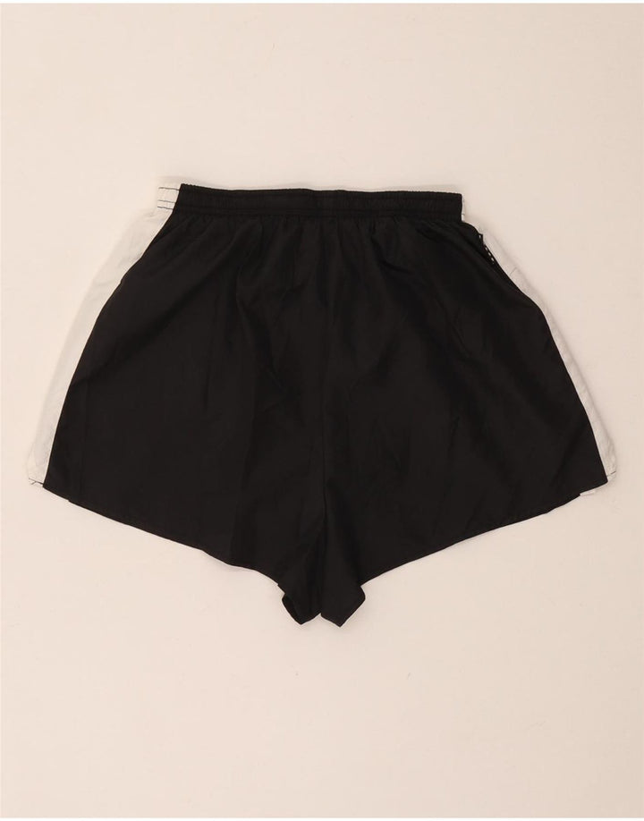 Pantaloni scurți sport Nike pentru femei US 8/10 Medium Black Colorblock Poliester