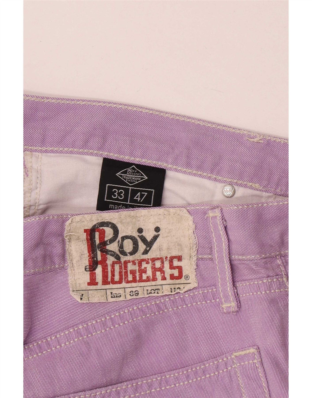 Blugi subțiri Roy Rogers pentru femei W33 L32 bumbac violet