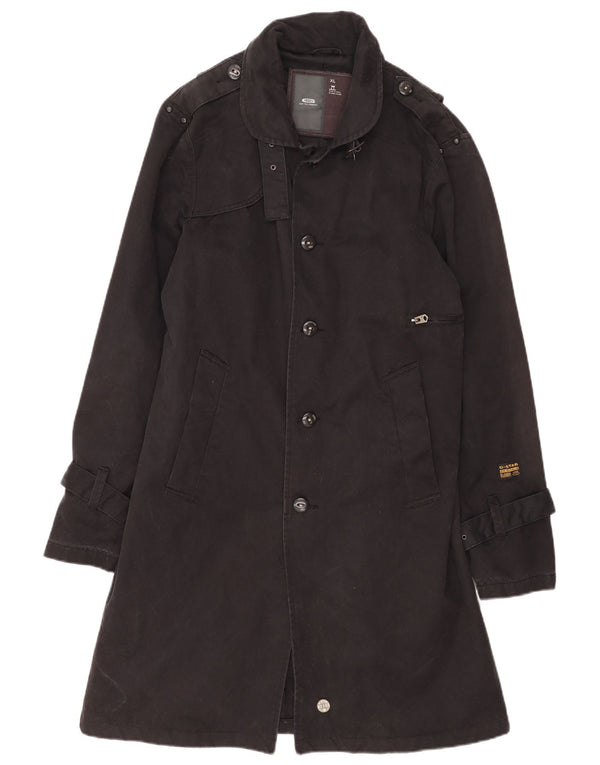 Trench pentru bărbați G-Star UK 42 XL bumbac negru