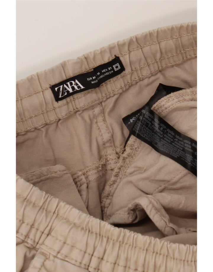 Pantaloni cargo pentru bărbați Zara Joggeri Mediu L31 L27 Bumbac gri
