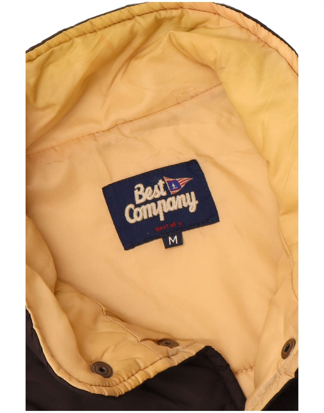 Gilet căptușit pentru bărbați Best Company UK 38 Medium Black