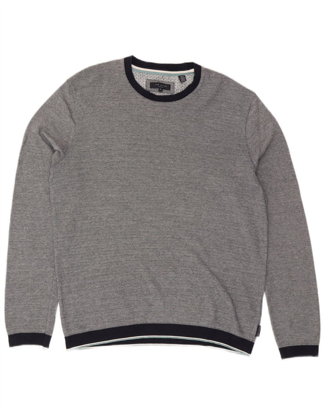 Hanorac pentru bărbați TED BAKER Pulover Mărimea 5 XL Bumbac bleumarin