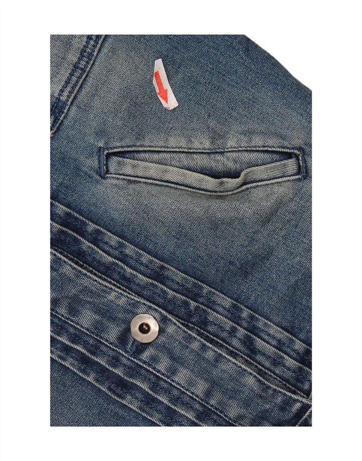 Jachetă de blugi vintage pentru femei IT 40 Small Blue Bumbac
