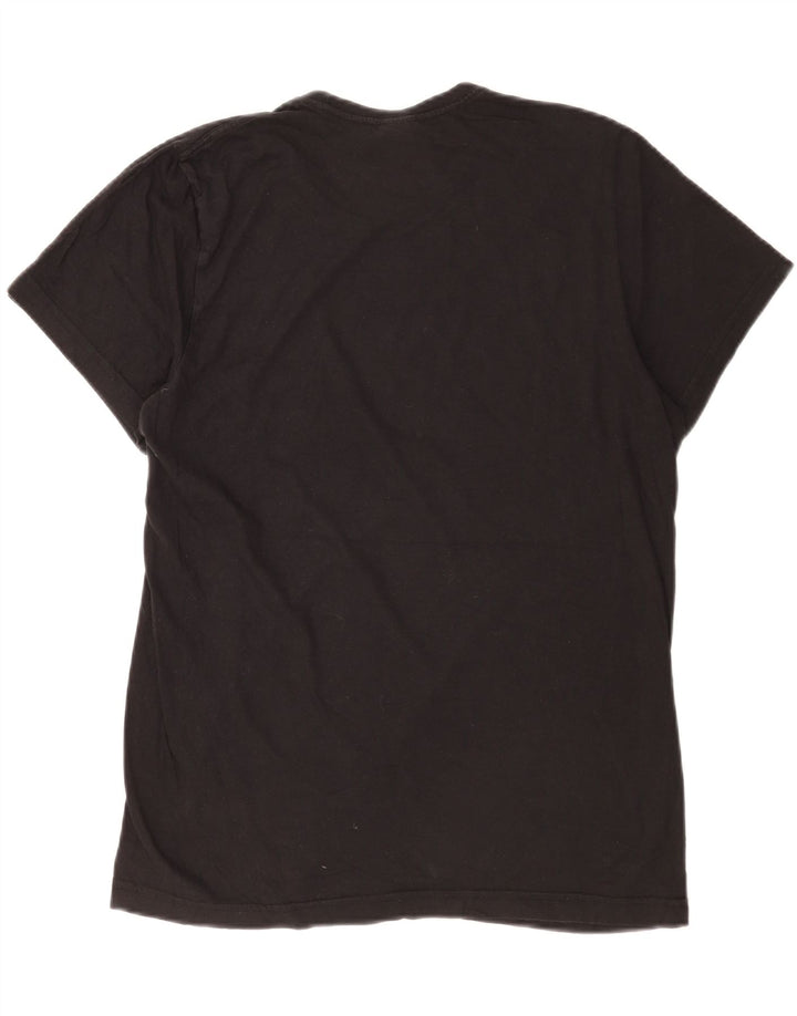 Tricou grafic Adidas pentru bărbați Top mediu negru bumbac