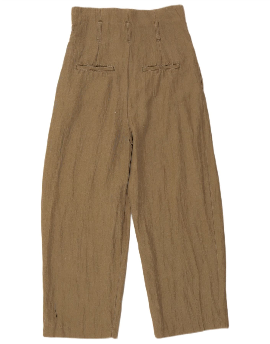 Pantaloni tăiați pentru femei Zara Mici L26 L24 Kaki