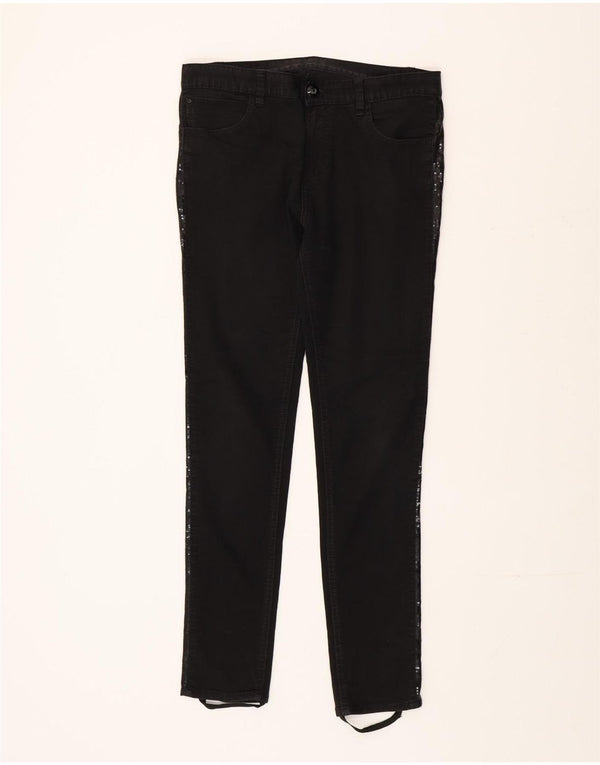 Marks & Spencer Pantaloni skinny casual pentru femei UK 12 Medium W32 L30 Black Mo