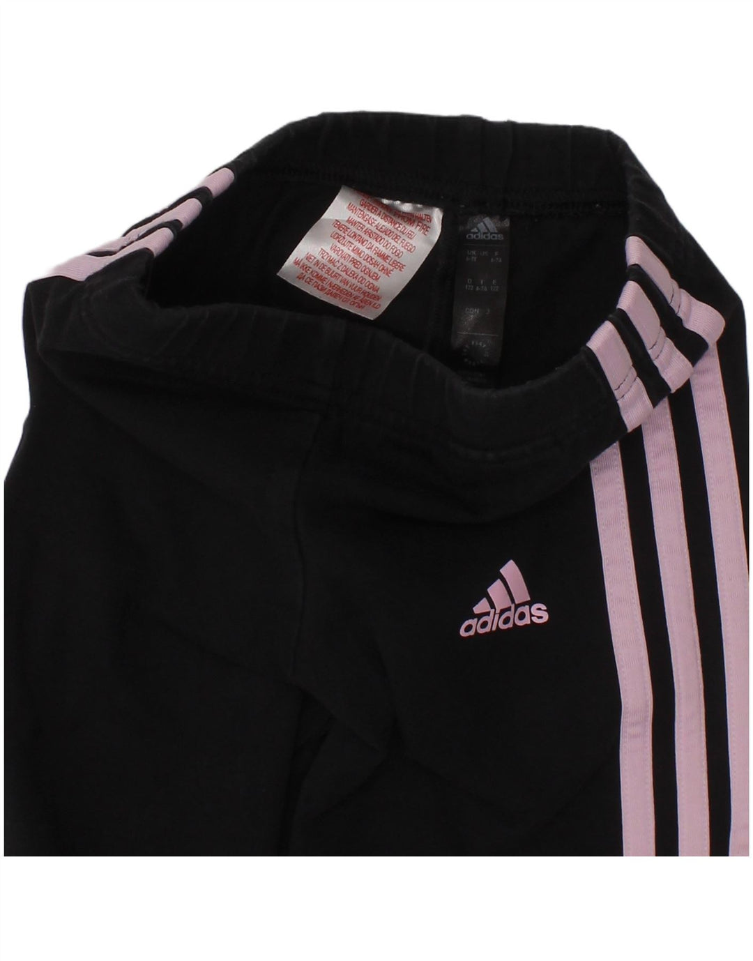 Adidas Fete Leggings 6-7 Ani Negru Bumbac