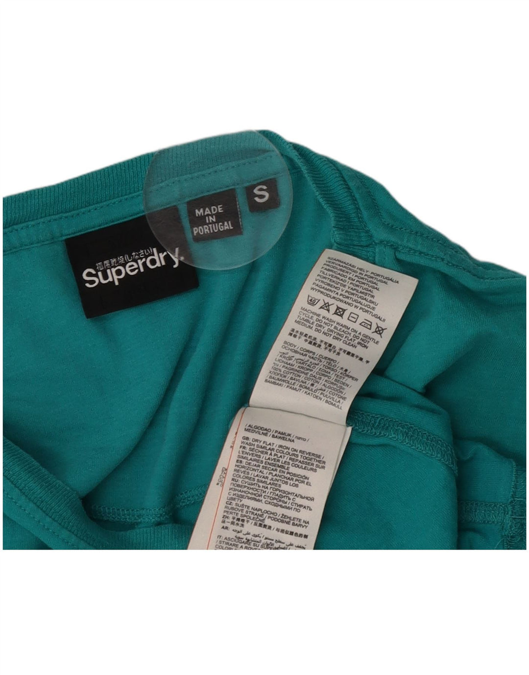 Tricou grafic Superdry pentru bărbați Top mic din bumbac verde