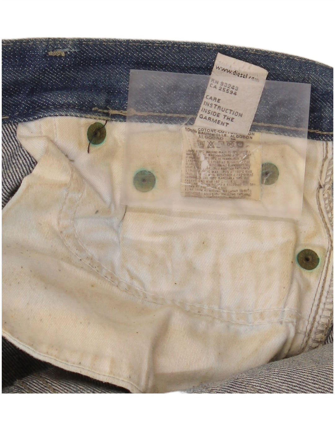 Jeans Bootcut pentru femei Diesel W32 L32 Bumbac albastru