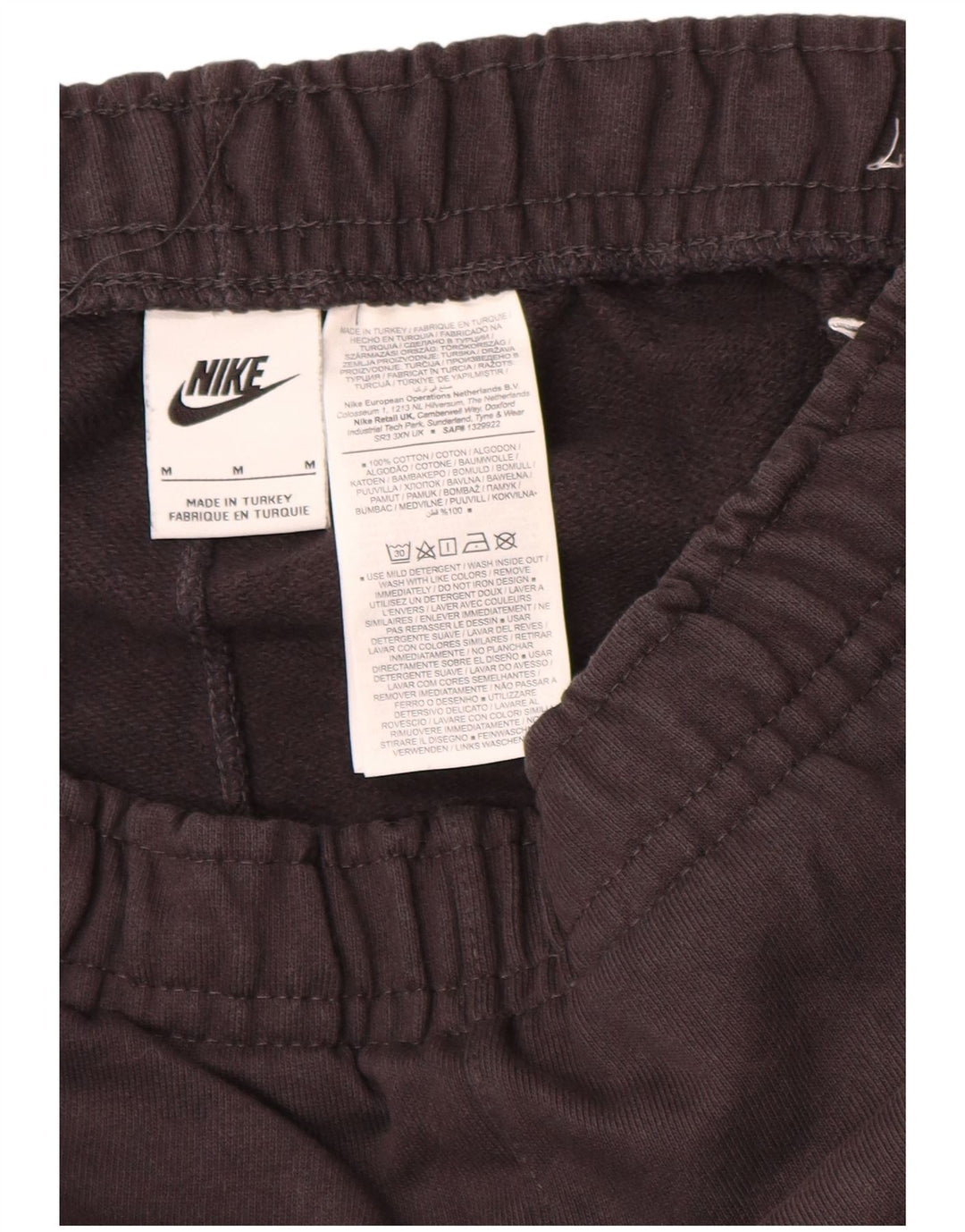 Pantaloni de trening grafic Nike pentru bărbați Pantaloni de jogging, medii, negru, color block