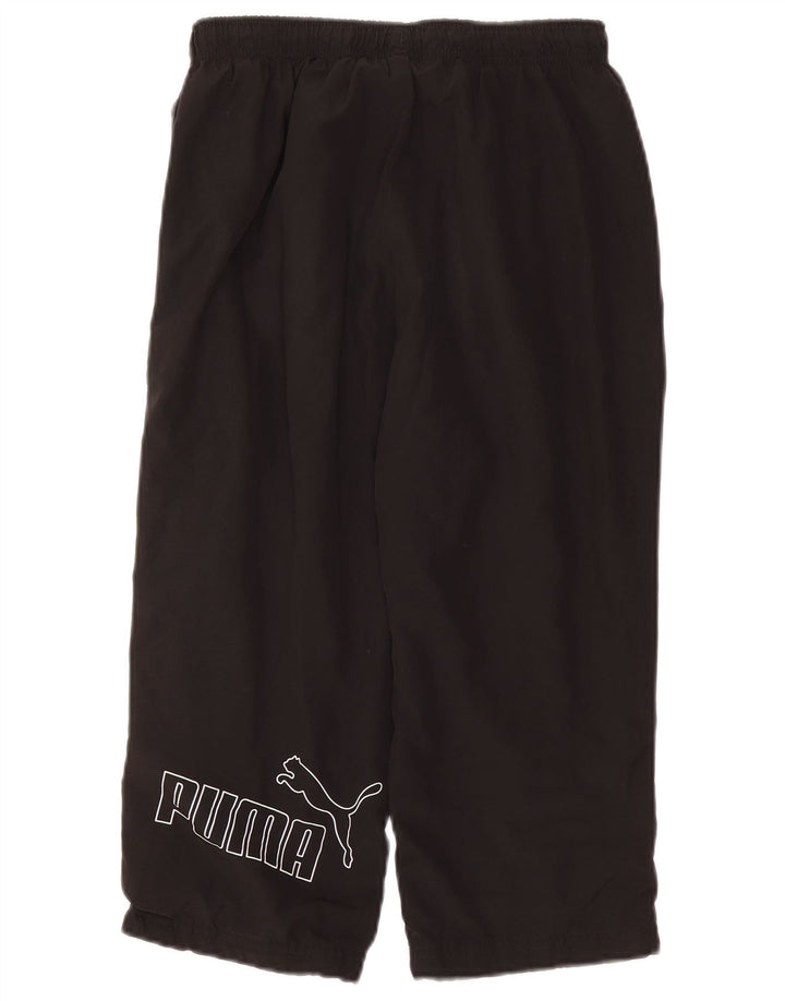 Pantaloni de trening Puma Graphic Capri pentru femei UK 10 Small Black