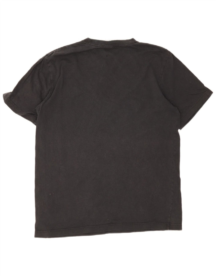 Tricou grafic Nike pentru bărbați Top mediu negru bumbac