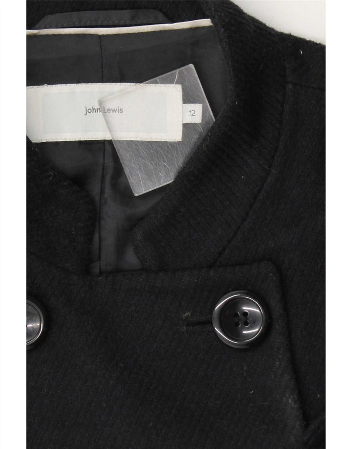 Palton dublu pentru femei John Lewis UK 12 Medium Black