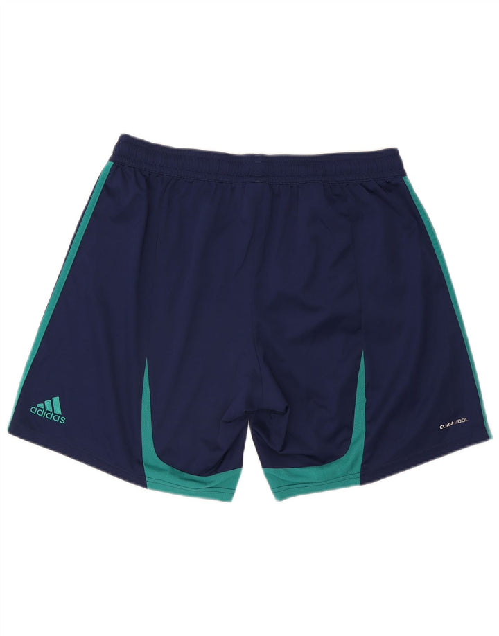 Pantaloni scurți sport pentru bărbați Adidas Climacool XL bleumarin poliester color bloc