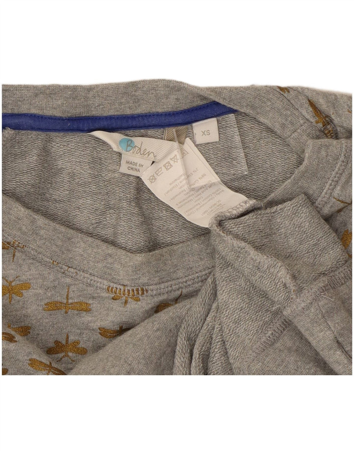 Pulover supradimensionat pentru femei Boden Crop Abstract Pattern UK 6 XS Gri